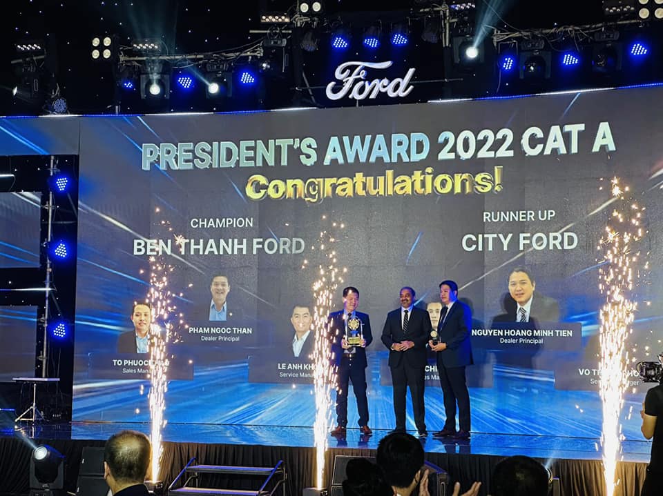 Ben Thanh Ford dat giai dai ly xuat sac nam 2022 cua Fordvietnam