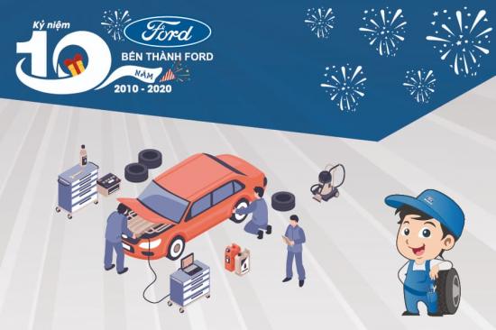 Chương trình dịch vụ: Kỷ niệm 10 năm thành lập Bến Thành Ford