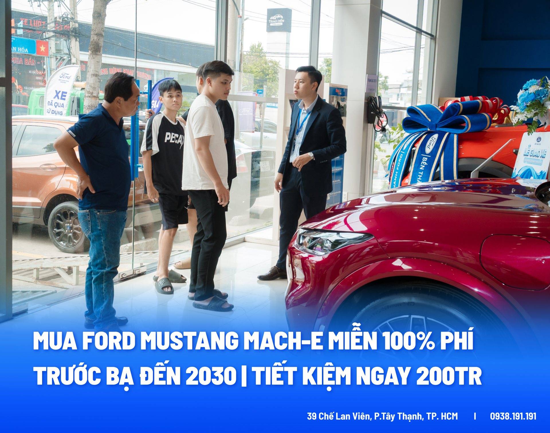 Mua Mustang Mach-E Miễn 100% Phí Trước Bạ Đến 2030: Tiết Kiệm Ngay 200 Triệu