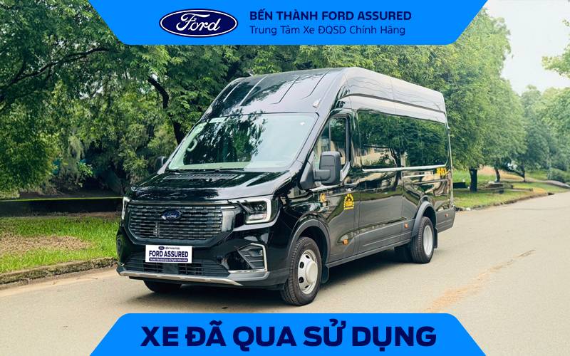 [Siêu Lướt] Ford Transit Premium 18 Chỗ 2025 Đen