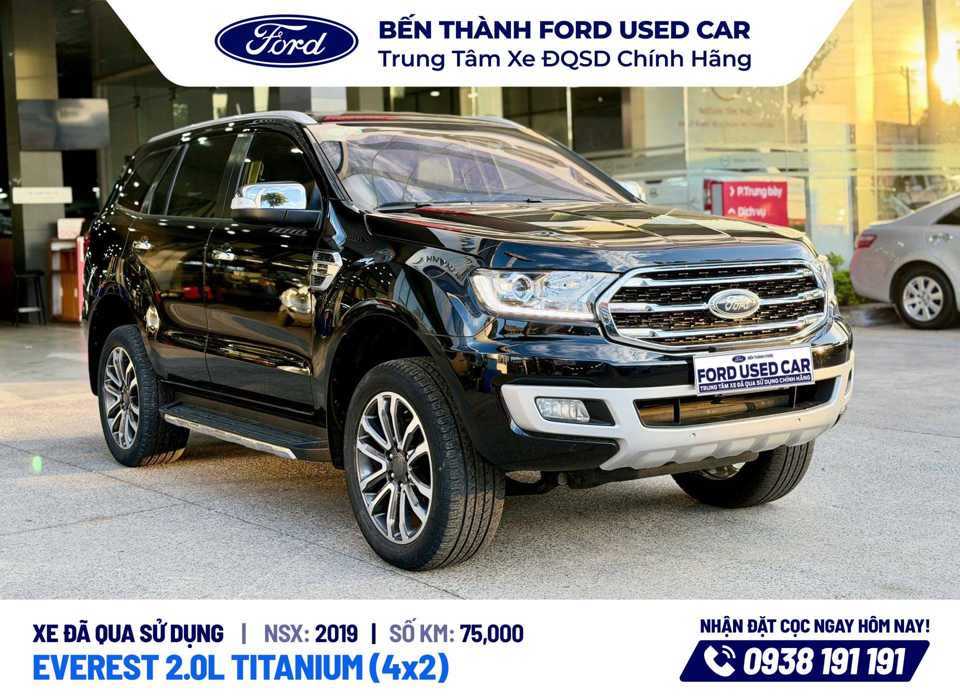 Ford Everest Titanium 2.0L 4x2 2019 Màu Đen