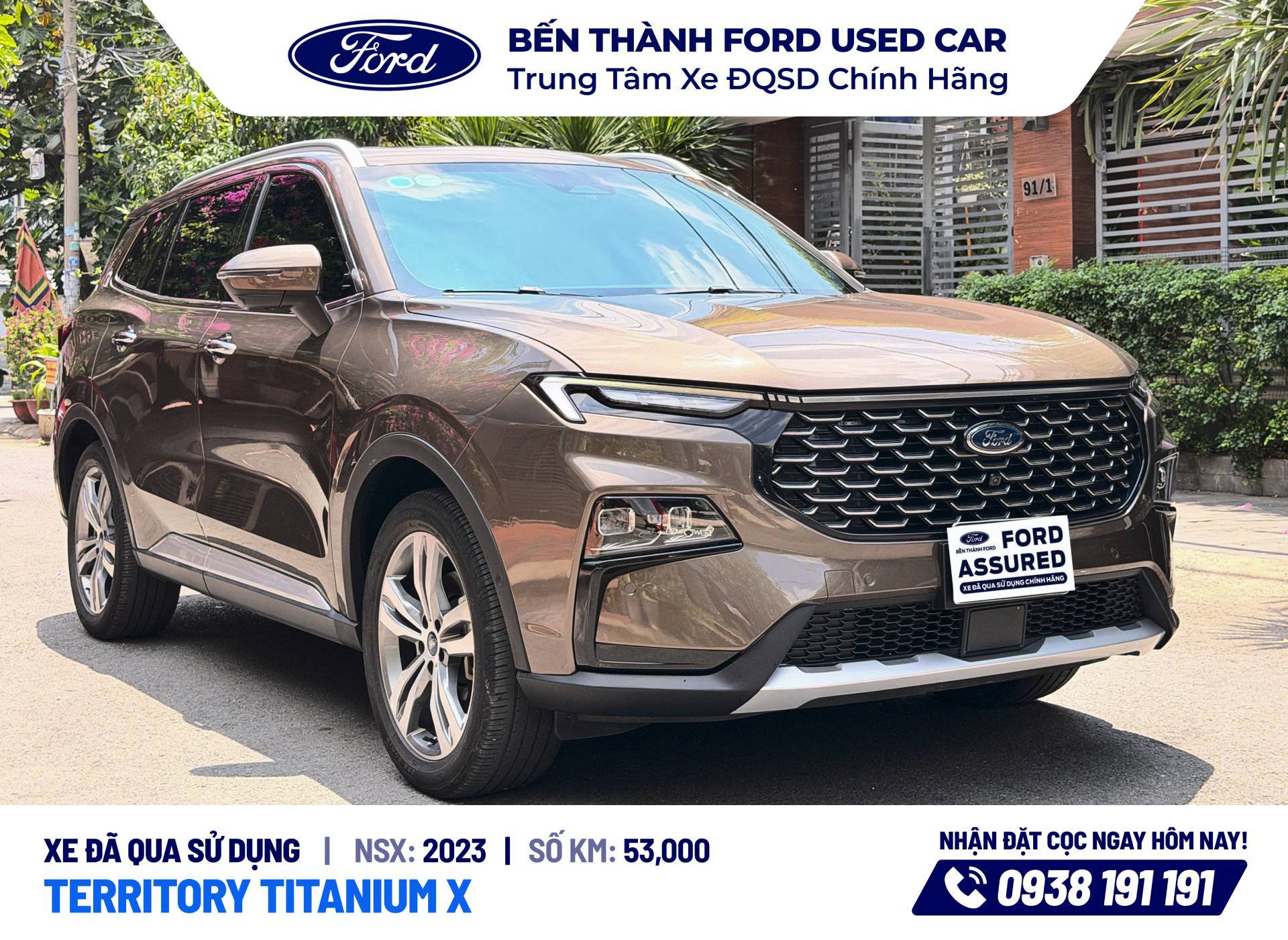 Ford Territory Titanium X 2023 Màu Nâu