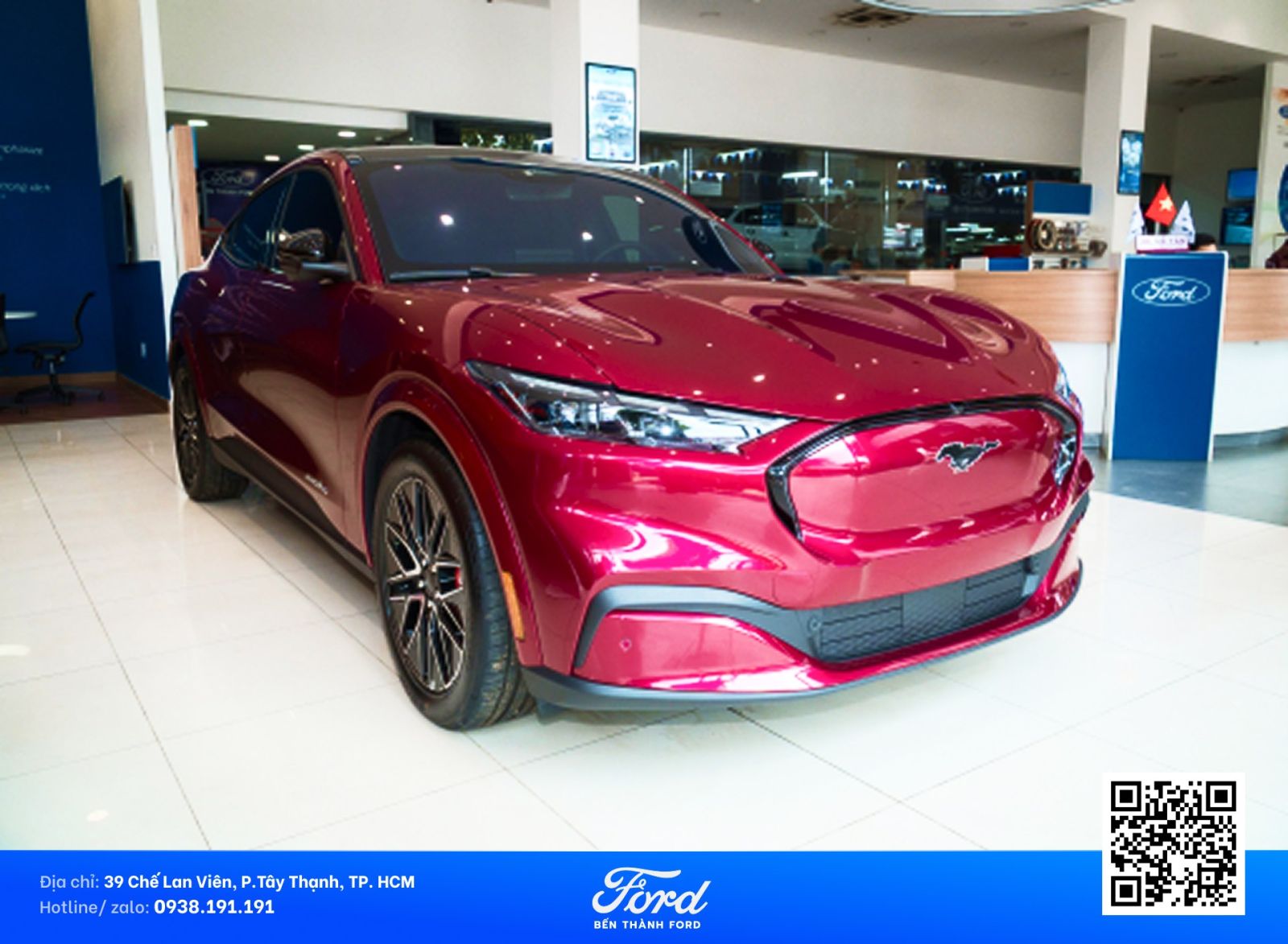 ĐẦU XE MUSTANG MACH-E PREMIUM AWD MÀU ĐỎ