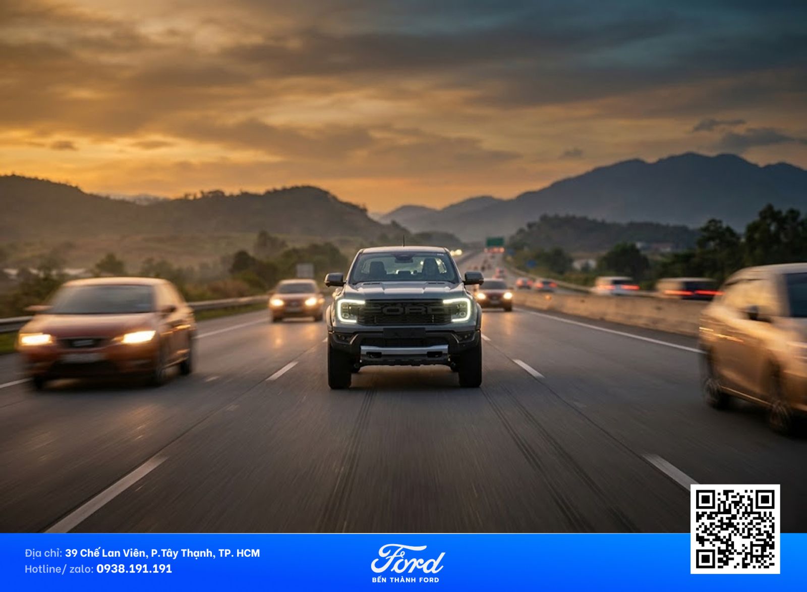 Đèn led matrix ford ranger raptor