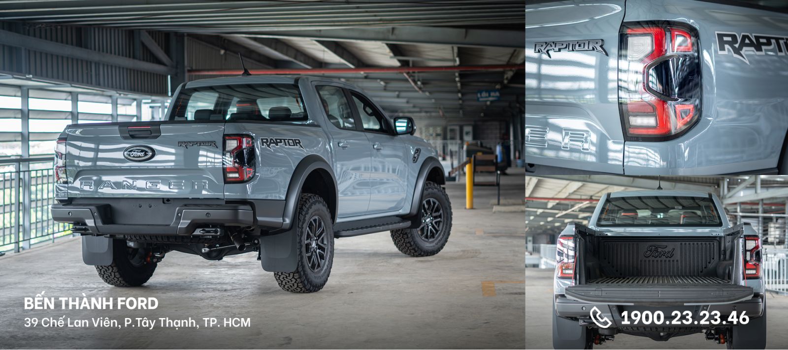 Đuôi xe Ford Ranger Raptor thế hệ mới 