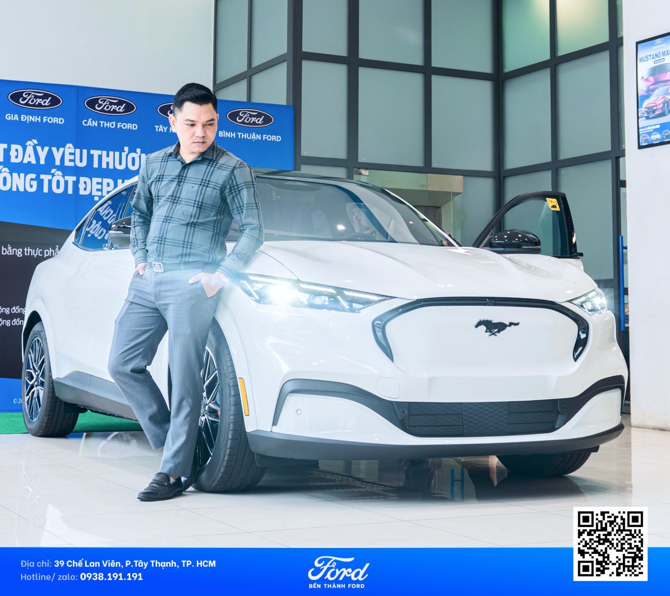 Mustang Mach E Màu Trắng Khí Chất Tự Do Phóng Khoáng