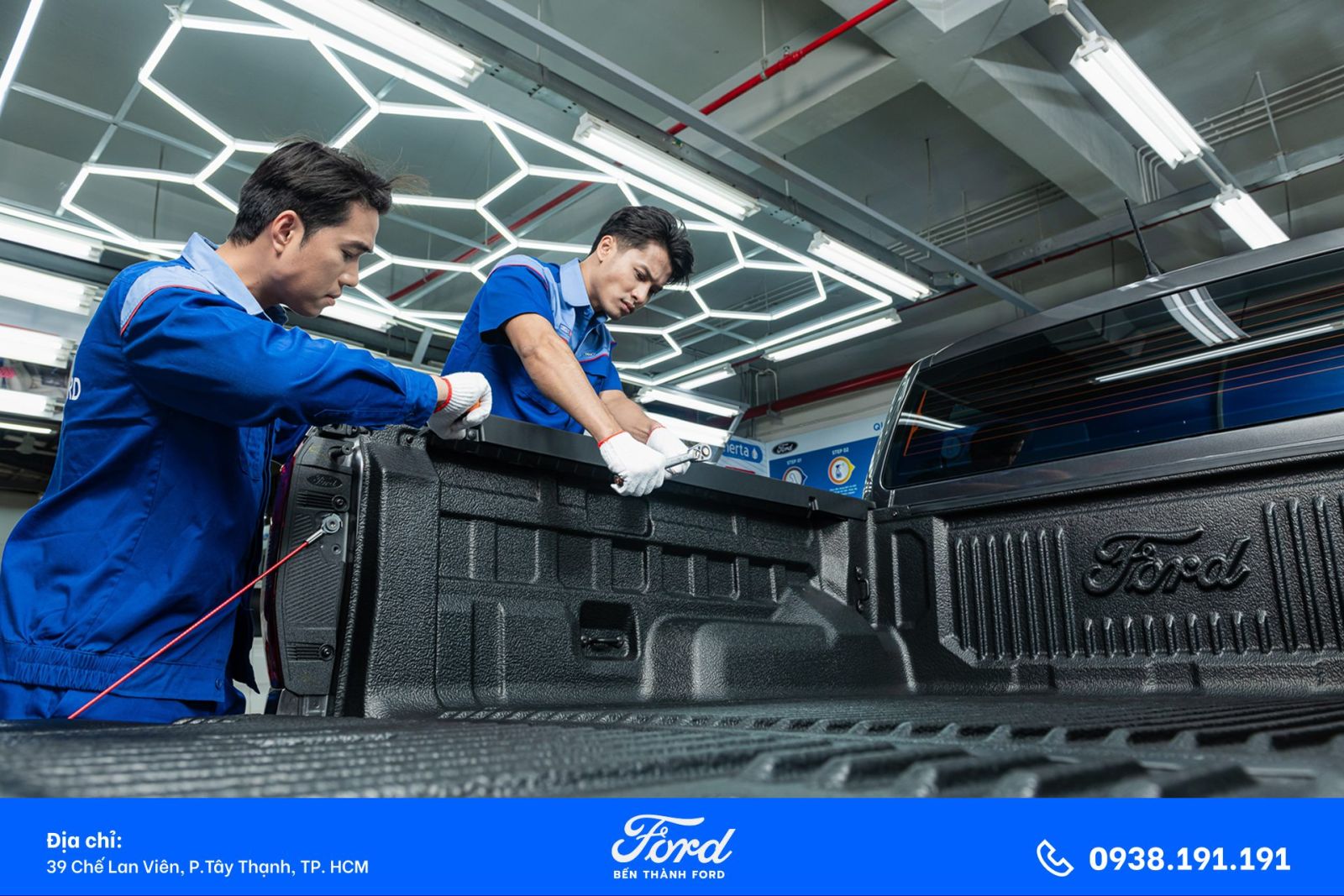 Đội ngũ kỹ thuật viên tại Bến Thành Ford