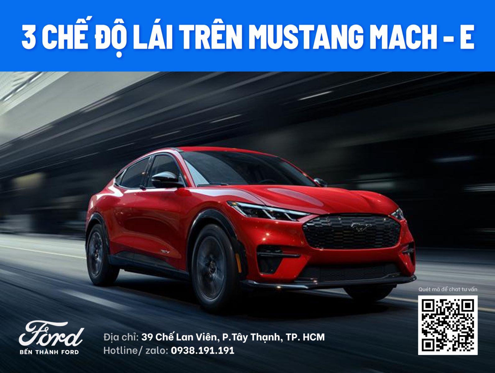 3 chế độ lái trên Ford Mustang Mach E 2026