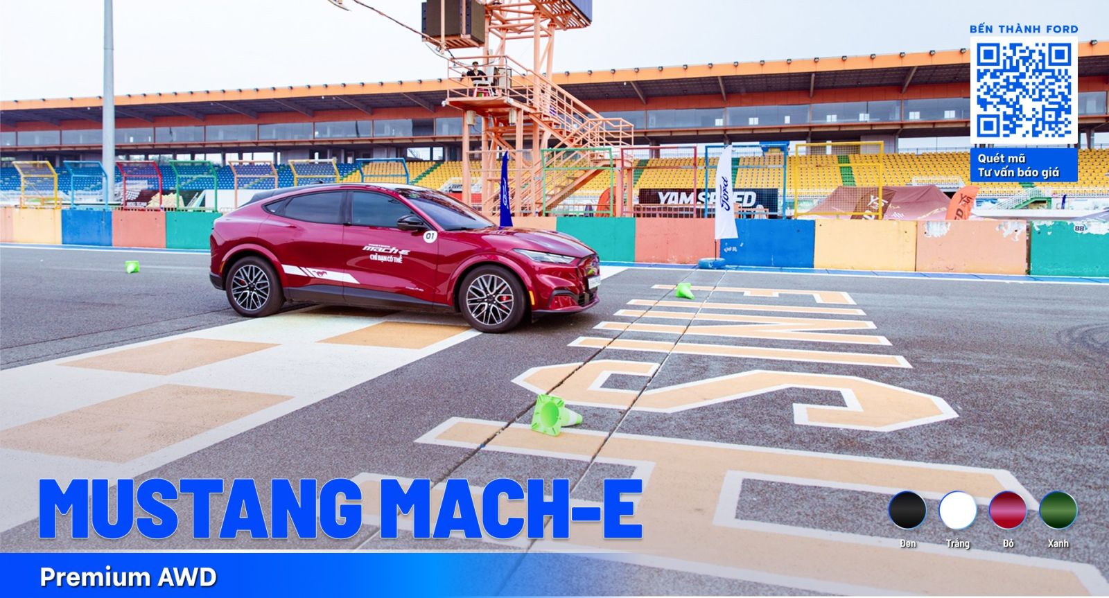 Bảng màu xe Mustang Mach E 2026