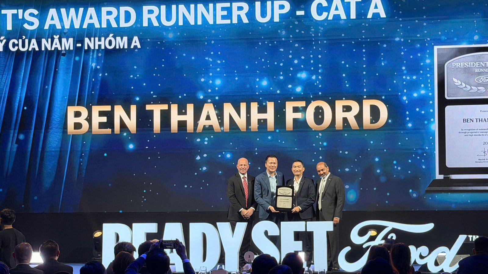 Ben thanh ford nhan giai thuong dai ly cua nam 2025