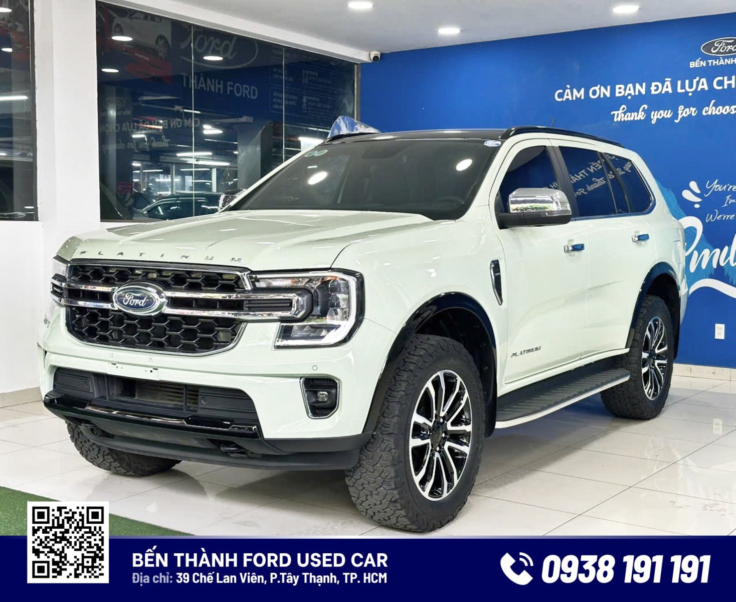 Ford Everest Platinum 2022 Đã Qua Sử Dụng mau trang