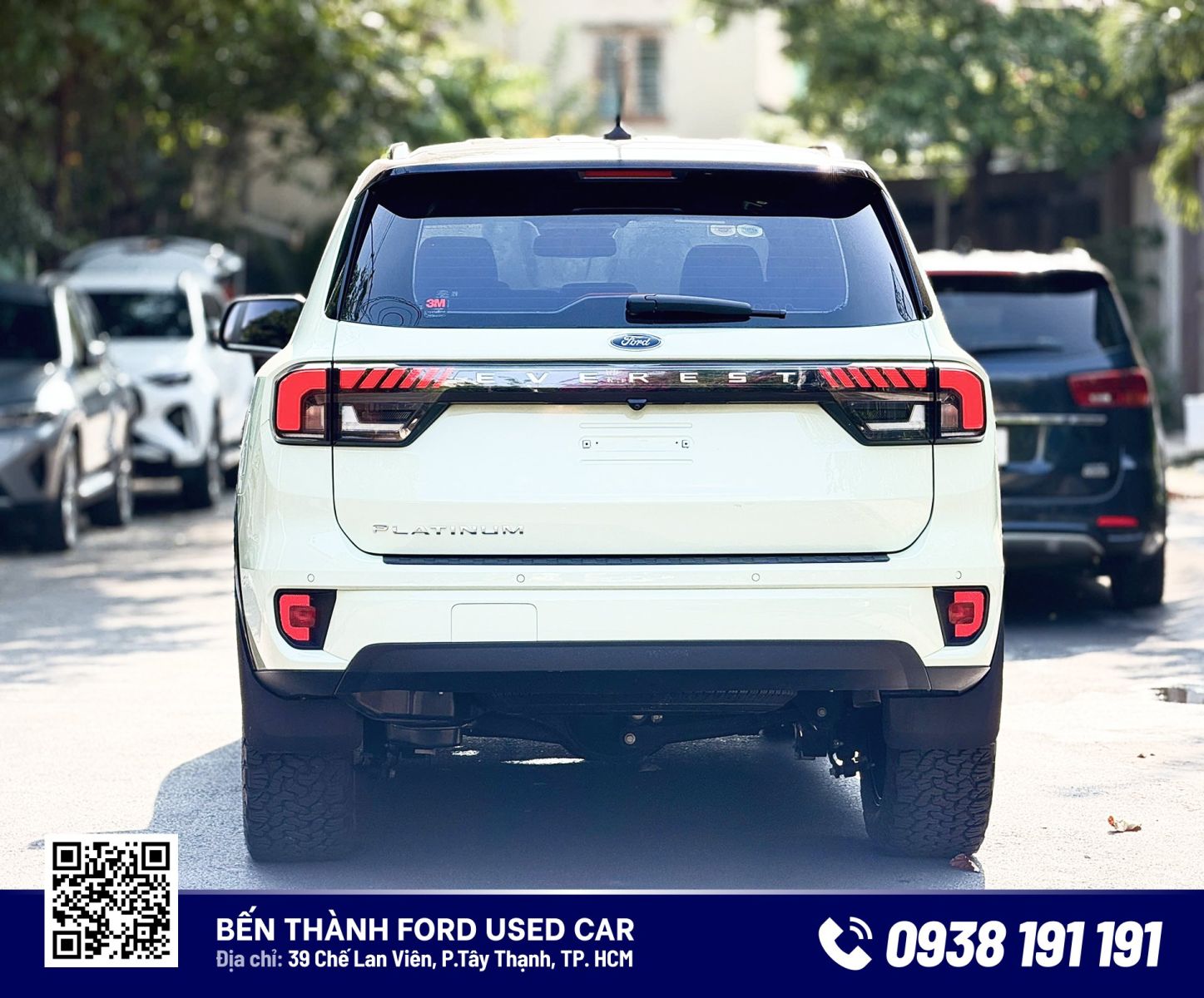 den hau duoi xe Ford Everest Platinum 2022 cu