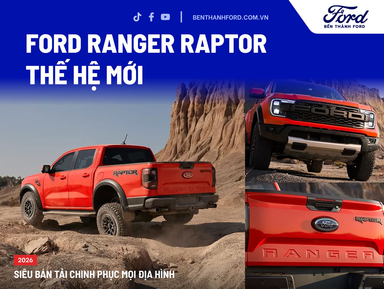 FORD RANGER RAPTOR  THẾ HỆ MỚI