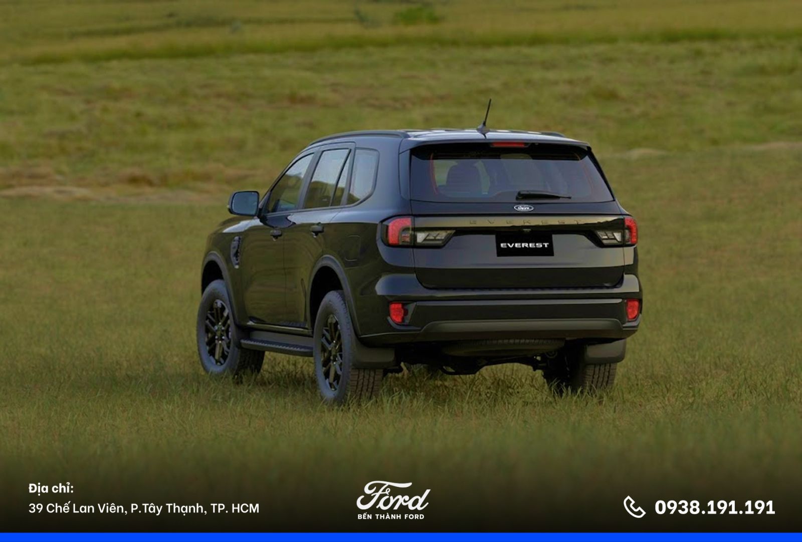Ford Everest Active 2026 MỚI đuôi xe