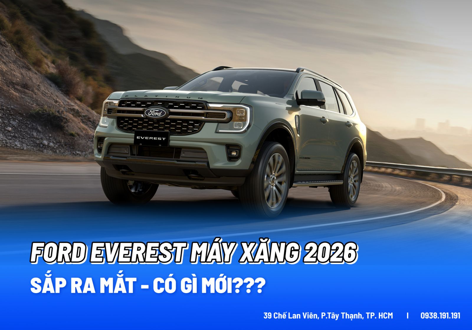 Ford Everest Máy Xăng 2026 Sắp Ra Mắt Có Gì Mới