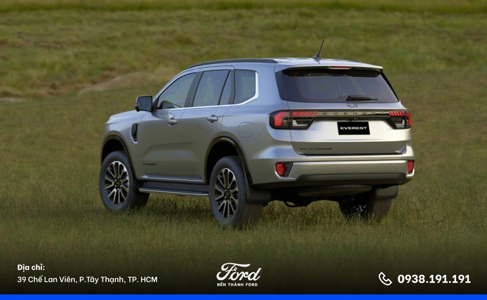Ford Everest Platinum 4x2 MỚI 2026 đuôi xe