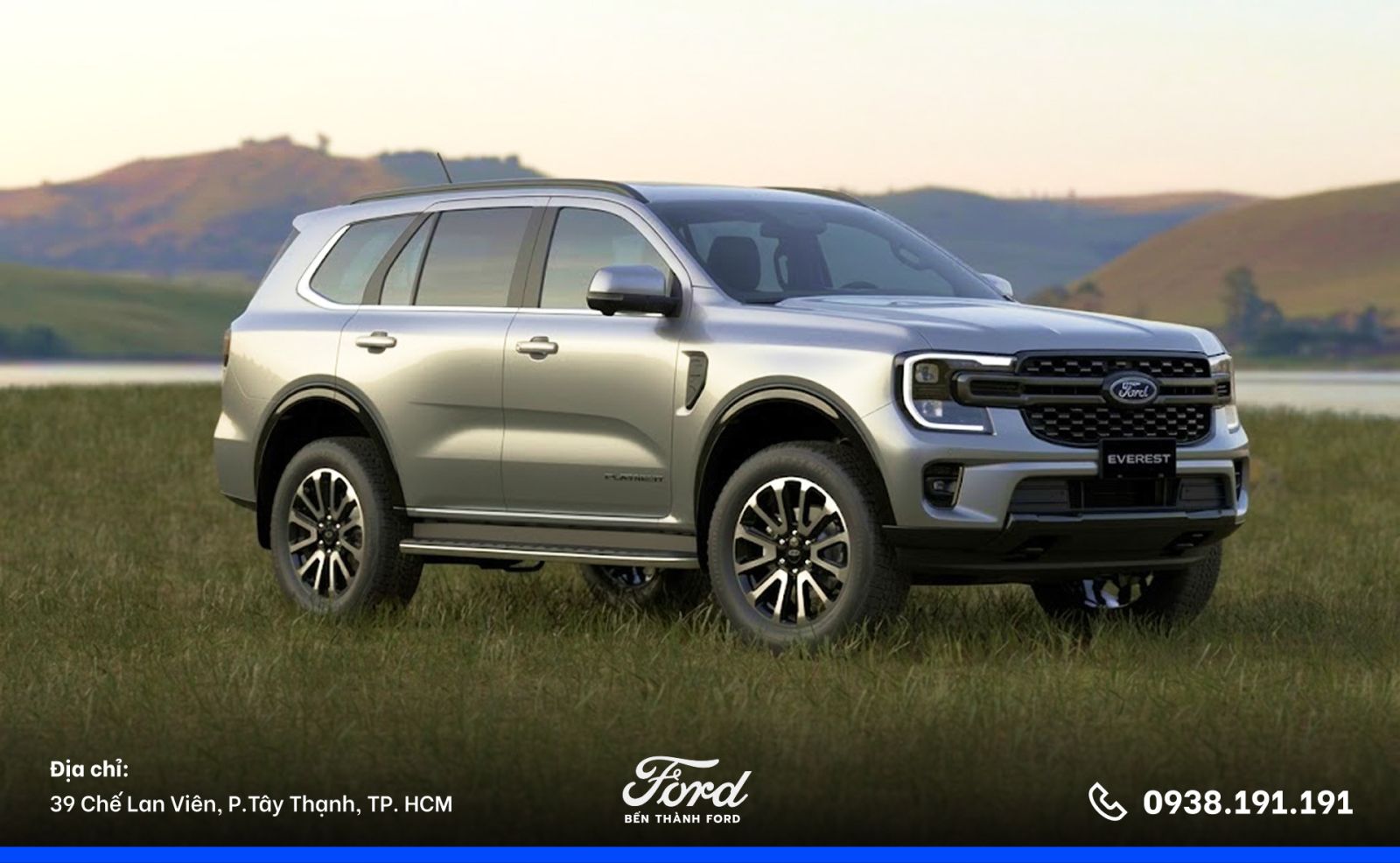 Ford Everest Platinum 4x2 MỚI 2026 bên hông