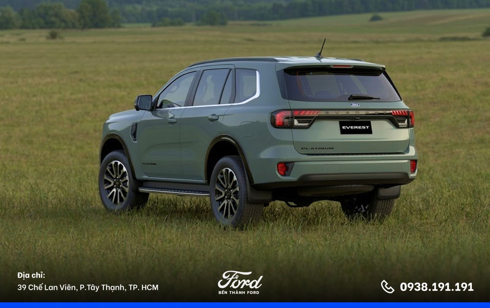 Ford Everest Platinum 4x4 MỚI 2026 đuôi xe