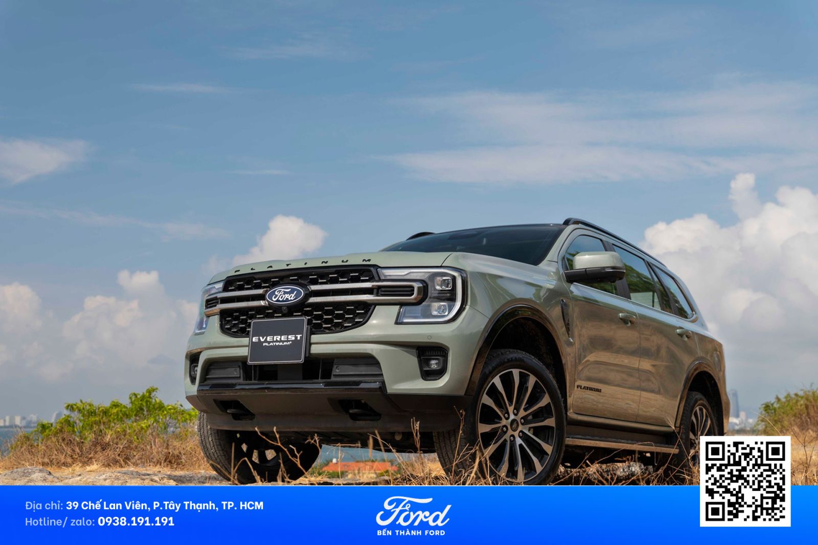 Ford Everest Platinum+ Moi 2026 thiet ke dau xe