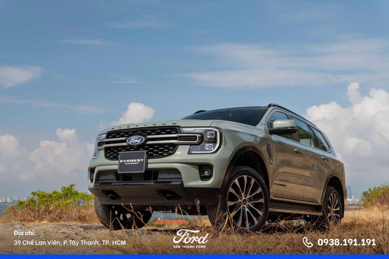 Ford Everest Platinum+ MỚI đầu xe
