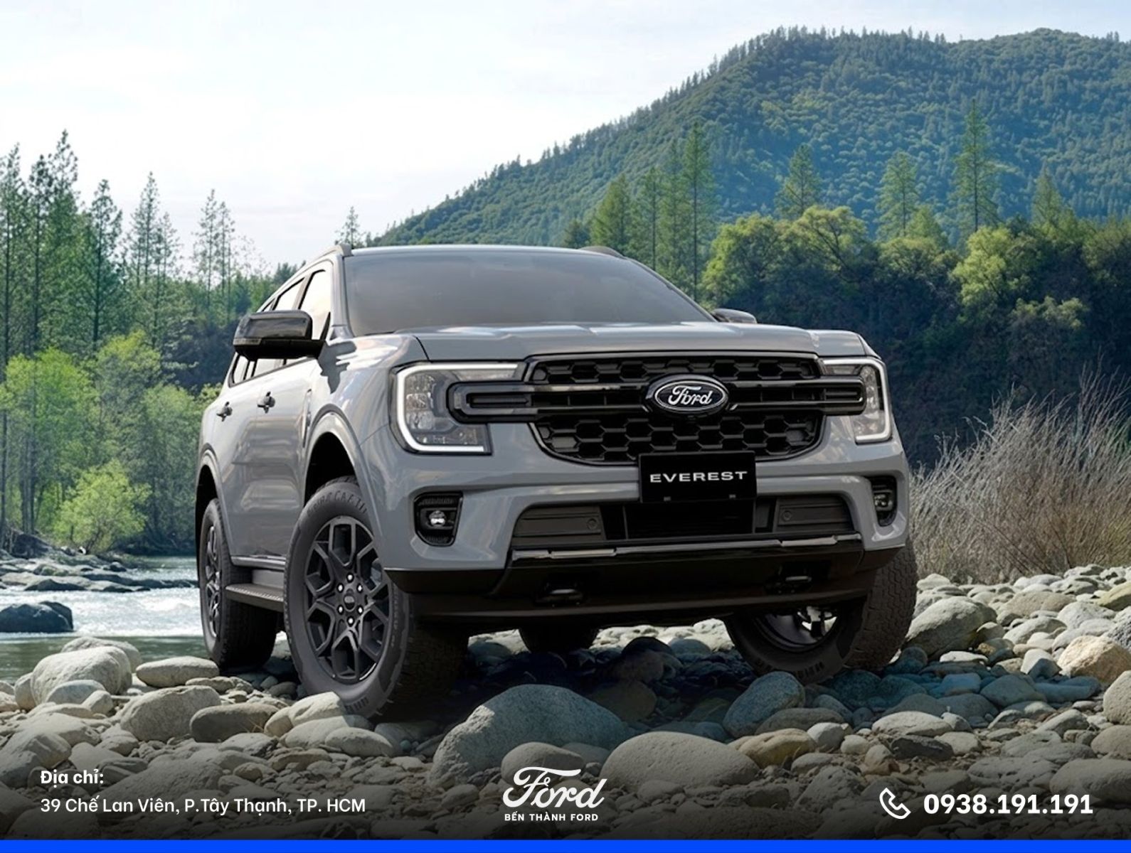 Ford Everest Sport MỚI 2026 màu xám meteor