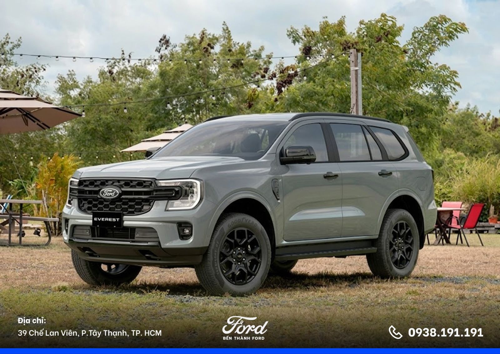 Ford Everest Sport MỚI 2026 màu xám