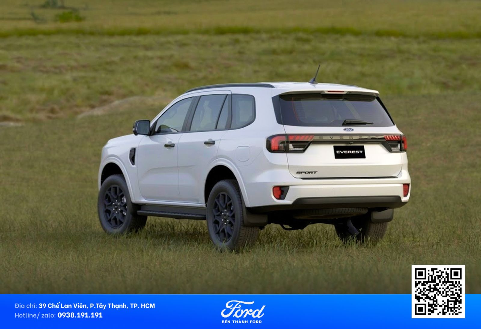 Ford Everest Sport moi thiet ke duoi xe 2026