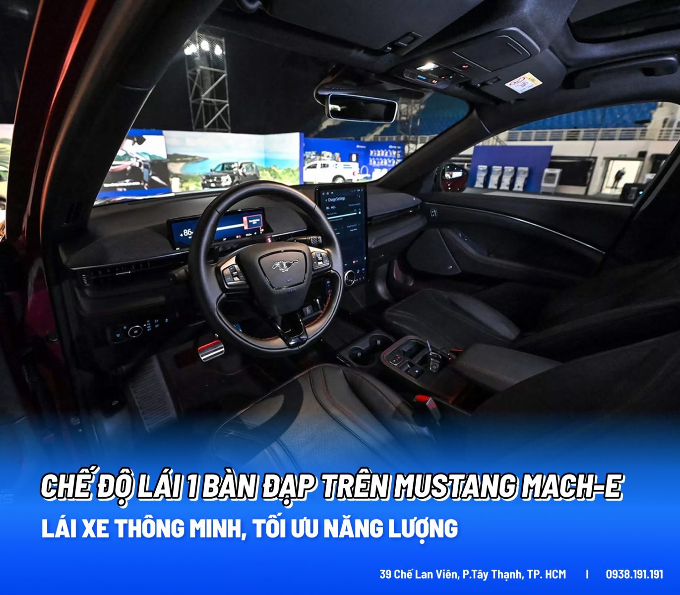 Chế độ lái 1 bàn đạp trên Mustang Mach-E: Lái xe thông minh, tối ưu năng lượng.