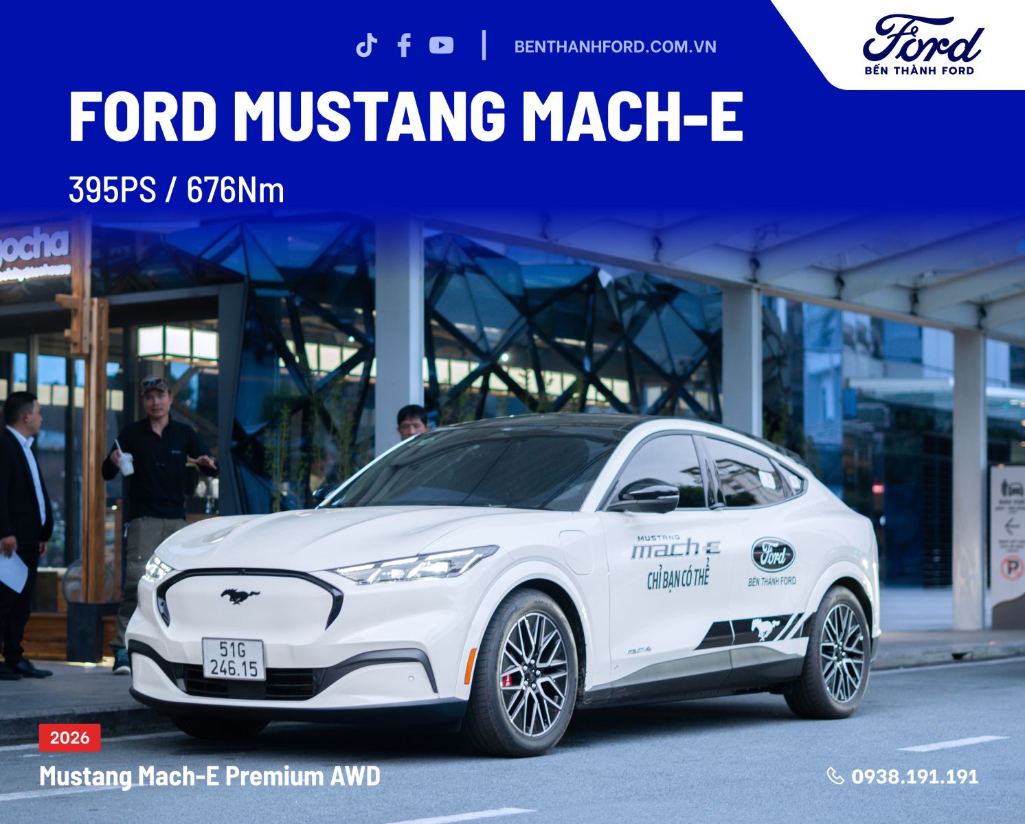 Ford Mustang Mach-E 2026 xe điện cao cấp