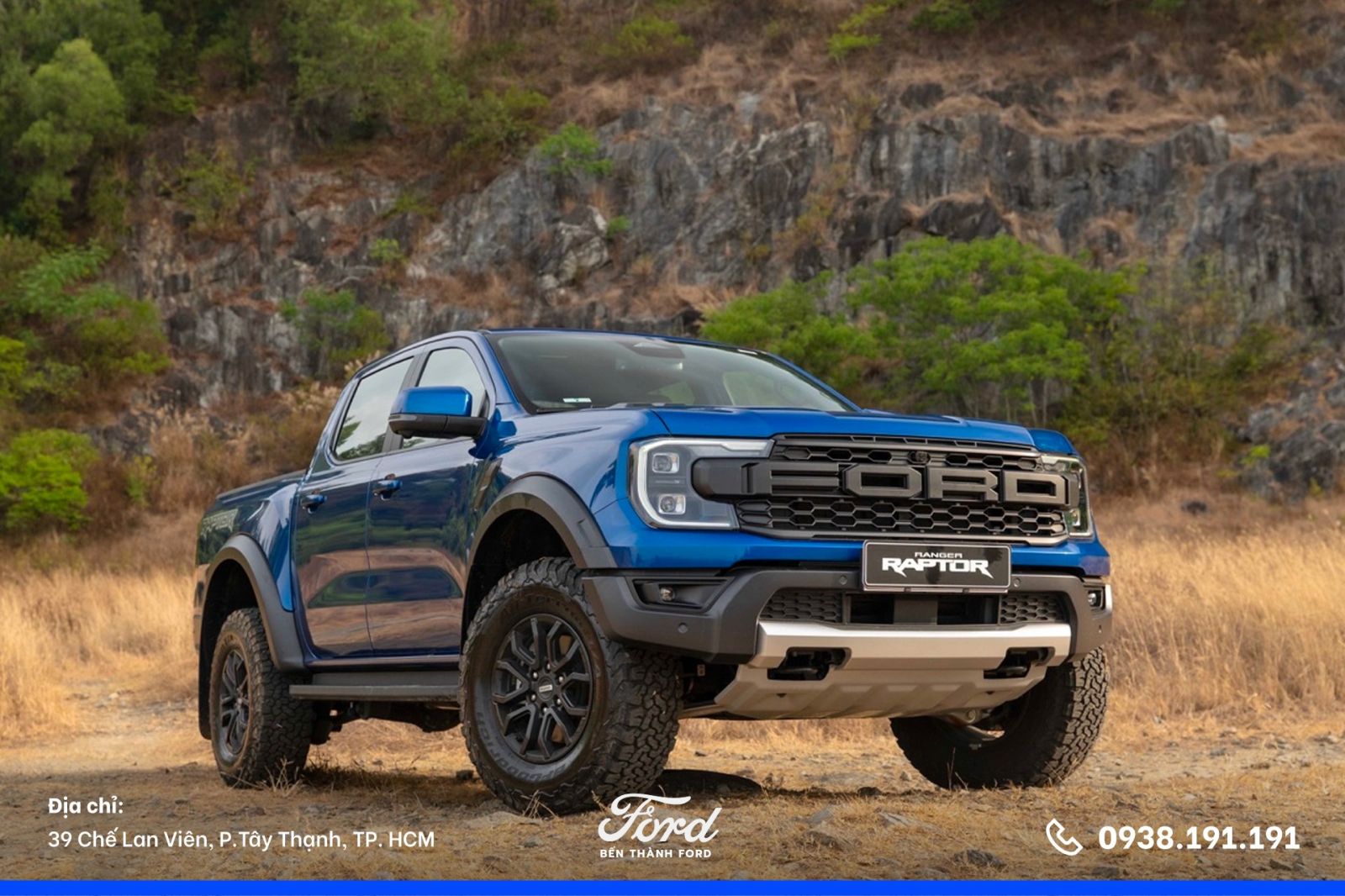 Ranger Mới 2026 ranger raptor 3.0L màu xanh 