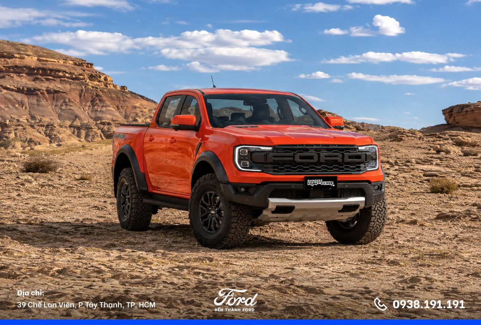 Ford Ranger Raptor 3.0L Mới 2026 cam