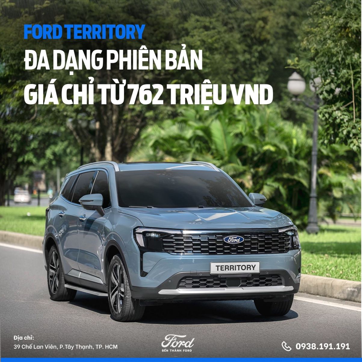 Ford Territory thế hệ mới đa dạng phiên bản