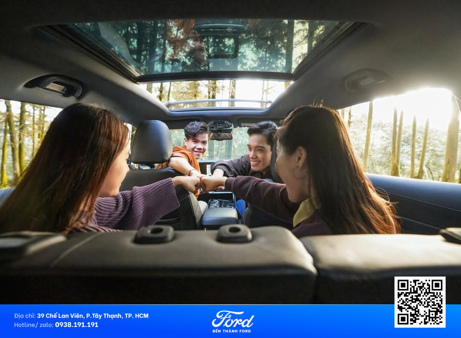 Ford Territory 2026 Không gian rộng rãi sinh hoạt nhóm