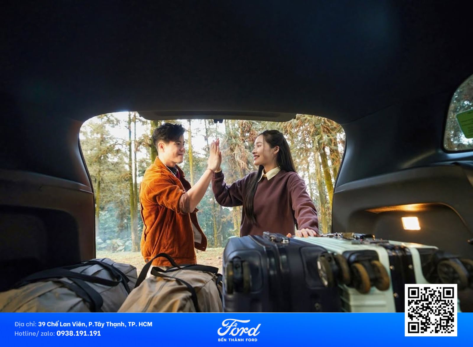 Ford Territory chứa đồ thả ga