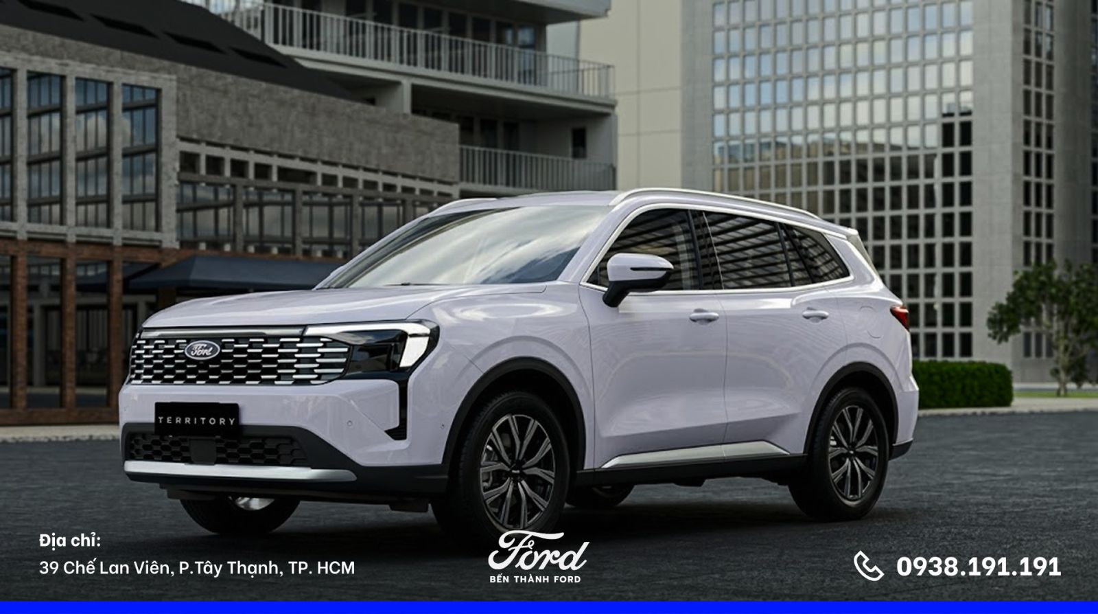 Ford Territory mới màu xám