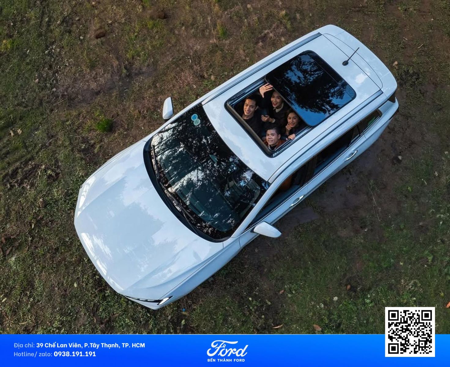 Ford Territory với cửa sổ trời toàn cảnh kết nối với thiên nhiên