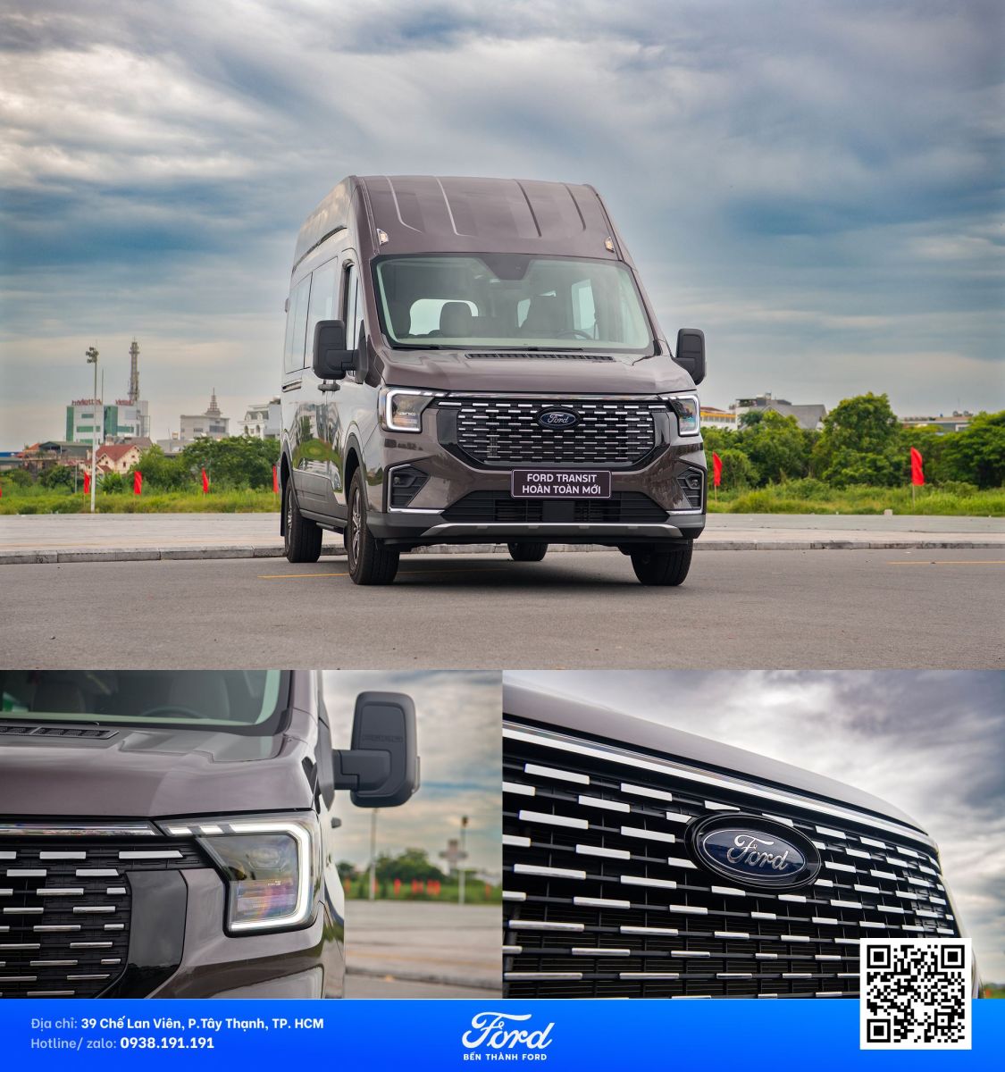 nhan dien ngoai that ford transit premium 2026