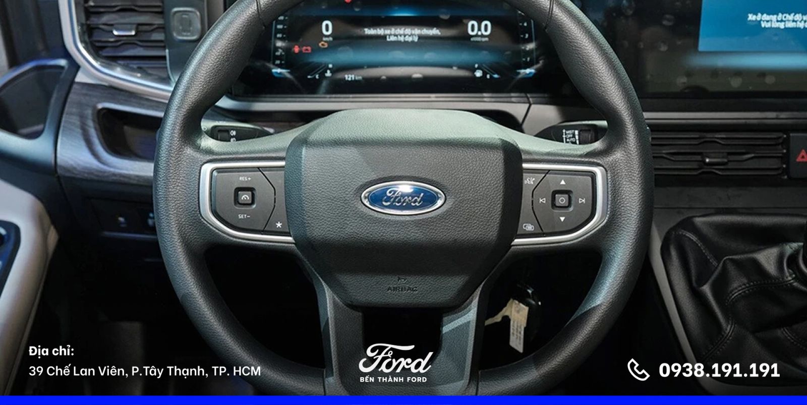 Ford Transit Trend vô lăng