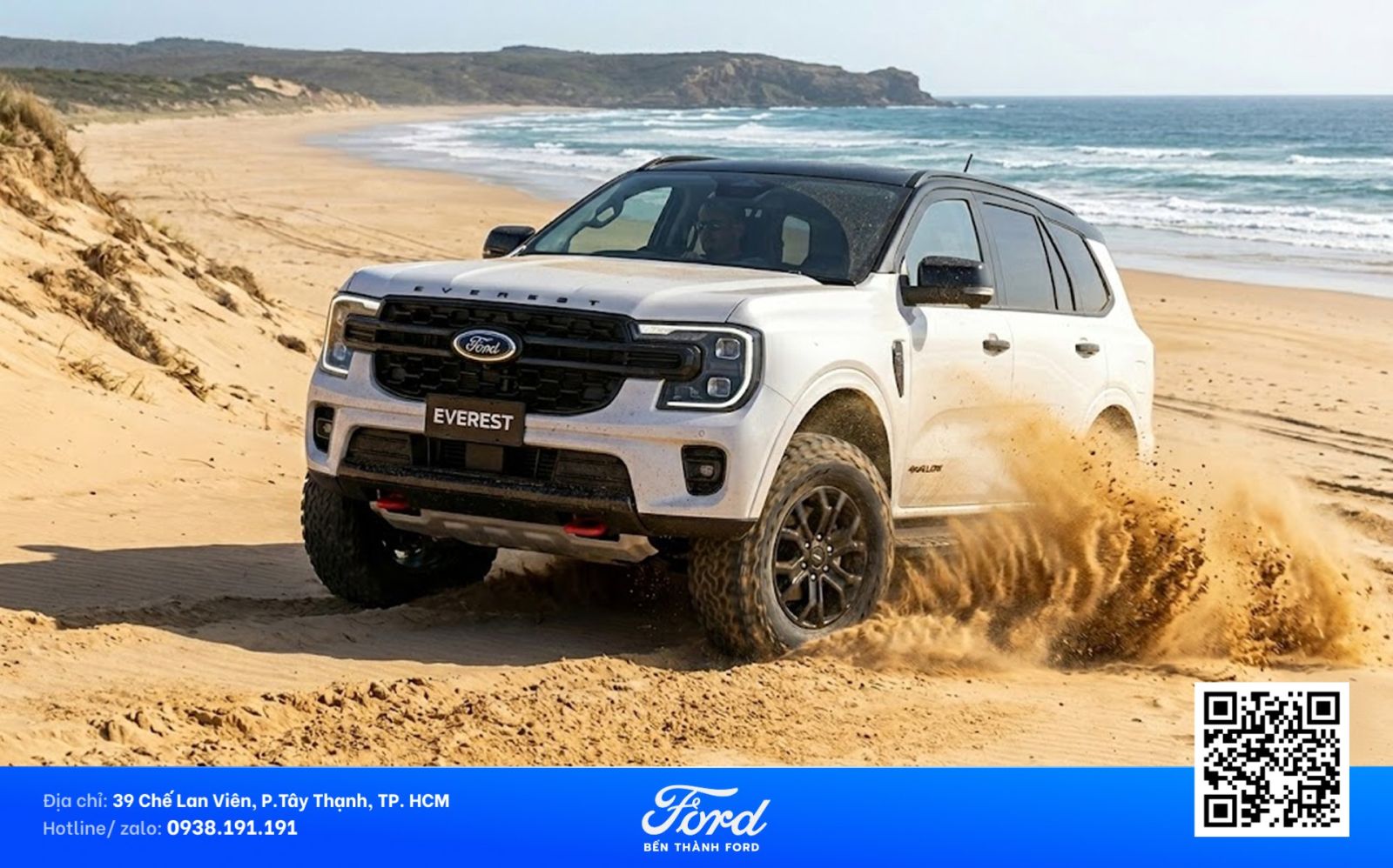 Ford everest thế hệ mới vượt địa hình mạnh mẽ