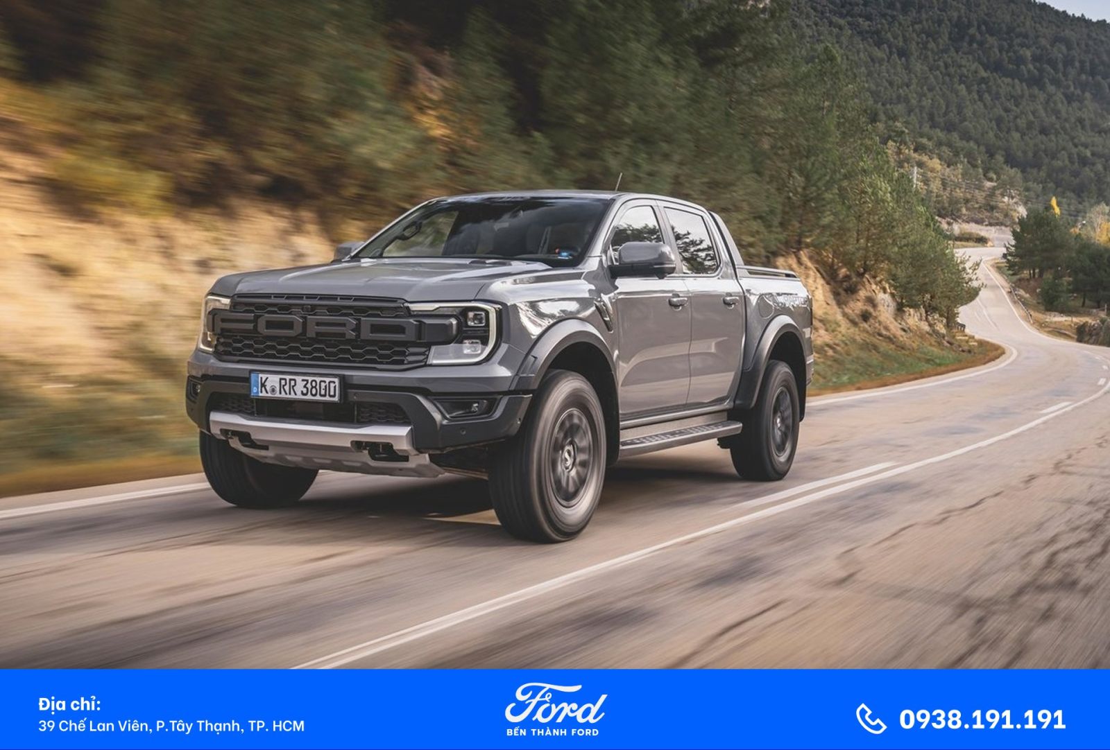 Ranger raptor 2026 nhận diện cao