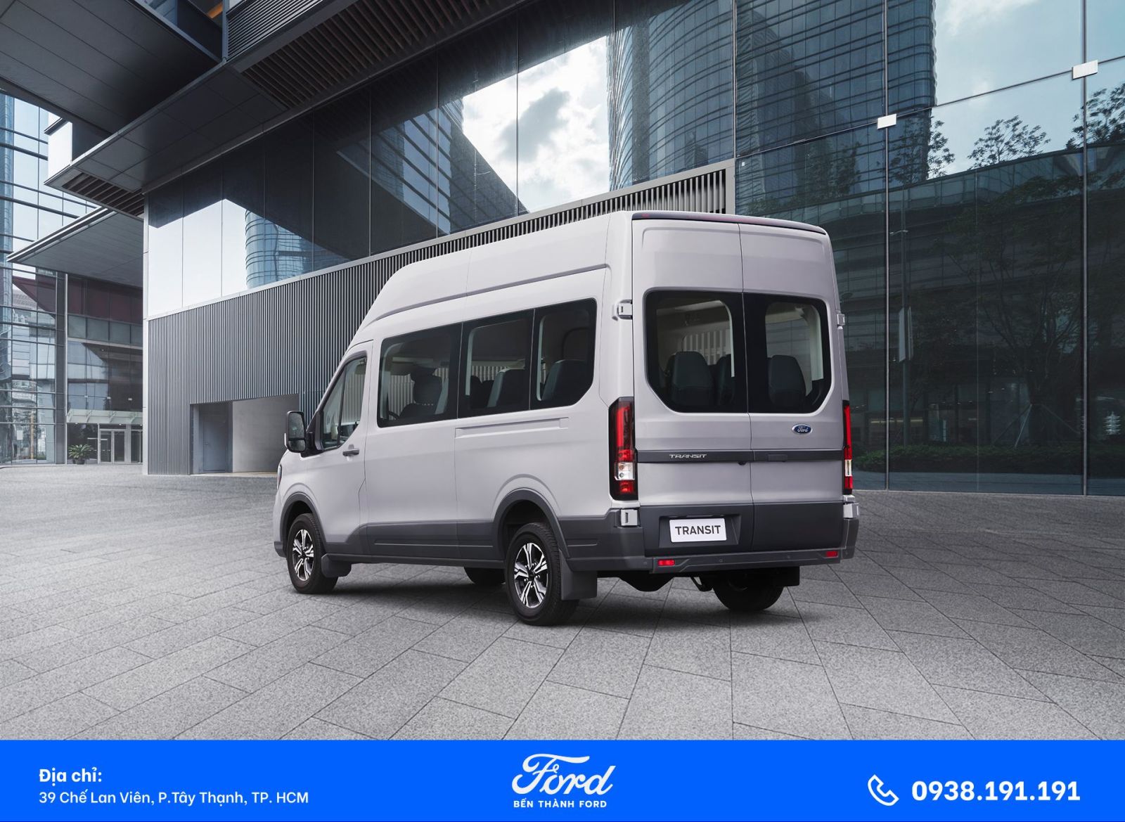 Ford transit 16 chỗ thế hệ mới 2026