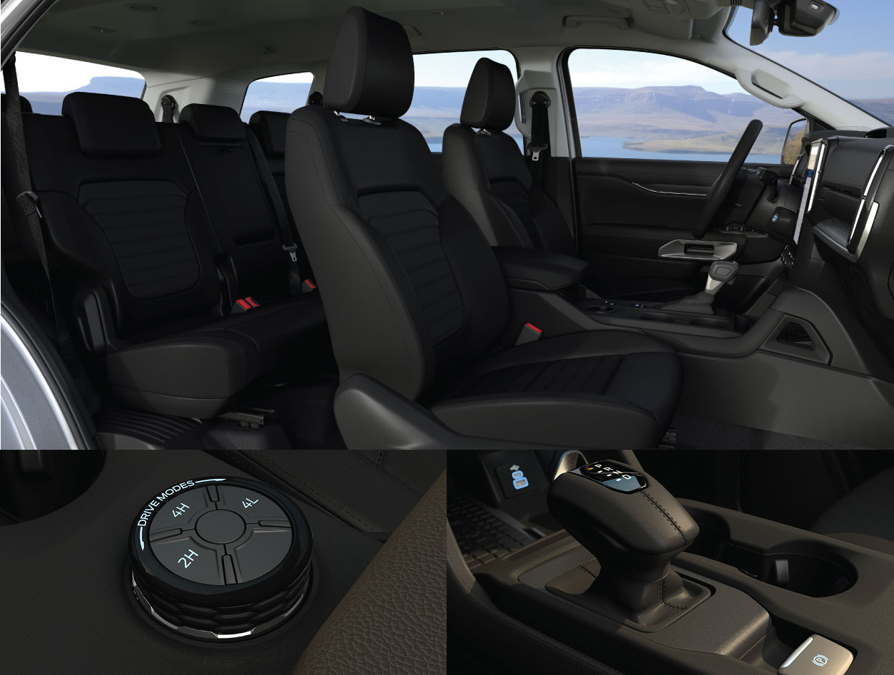 Ford Everest Titanium+ trang bị gài cầu điện tử và chế độ lái linh hoạt