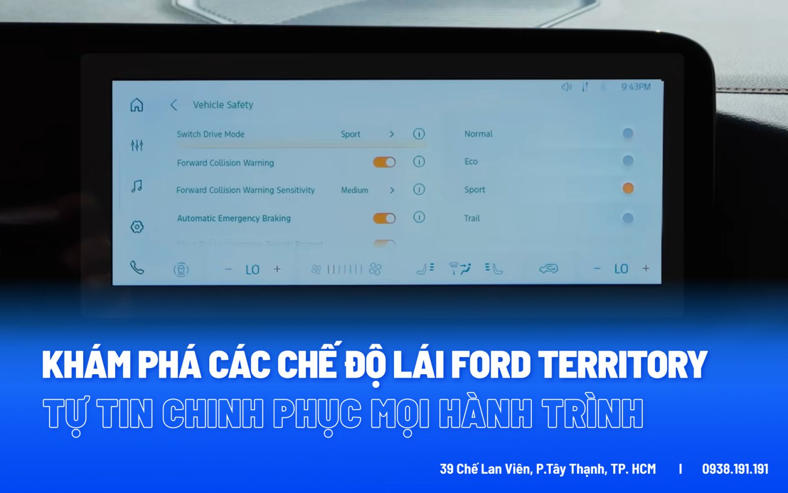 Bốn Chế Độ Lái Ford Territory