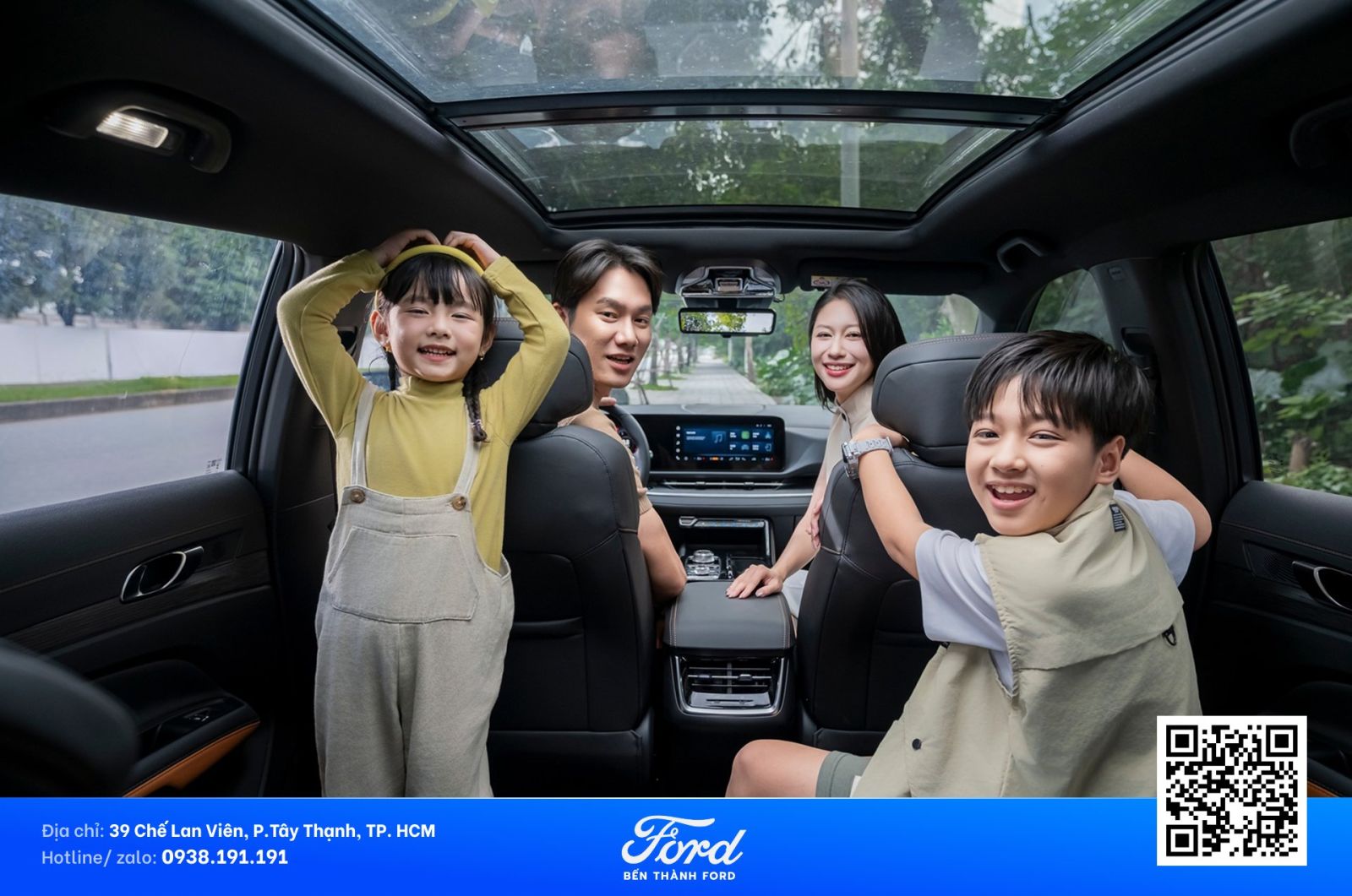 Không gian nội thất Territory 2026 rộng rãi 