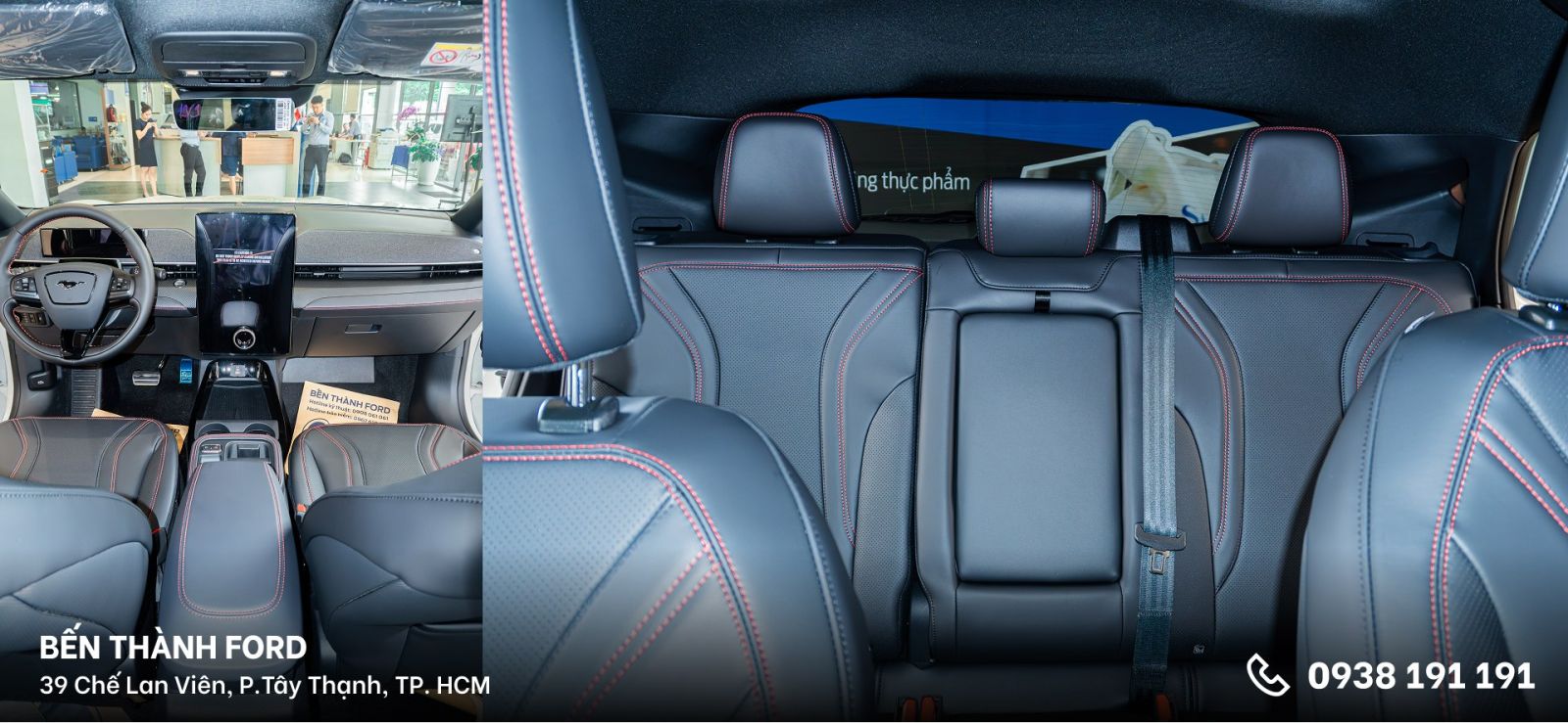 Không gian 5 chỗ ngồi Mustang Mach-E 2026