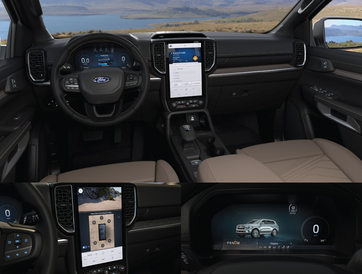 Khoang cabin Ford Everest Titanium+