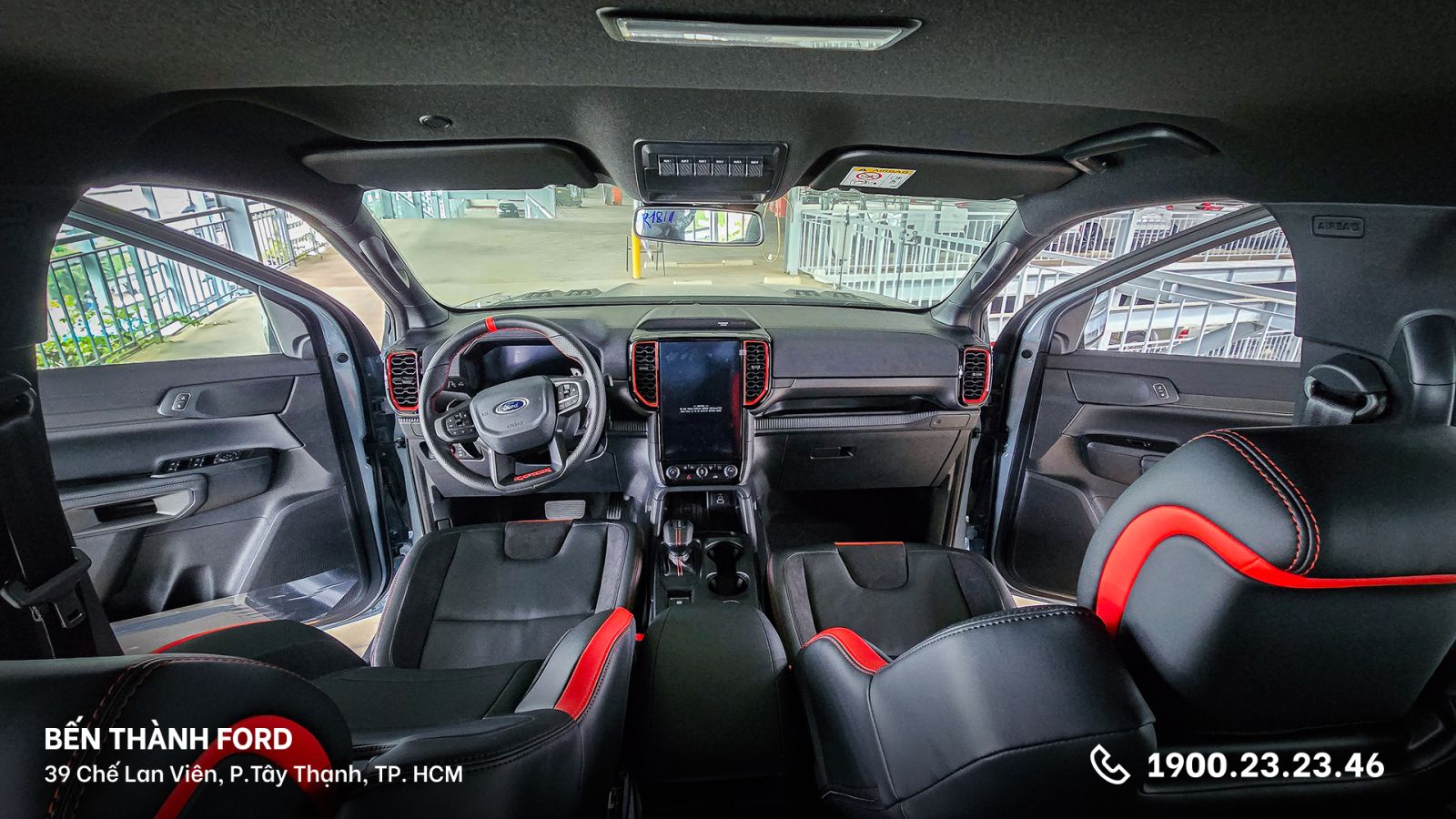 Khoang lái Ford Ranger Raptor thế hệ mới 