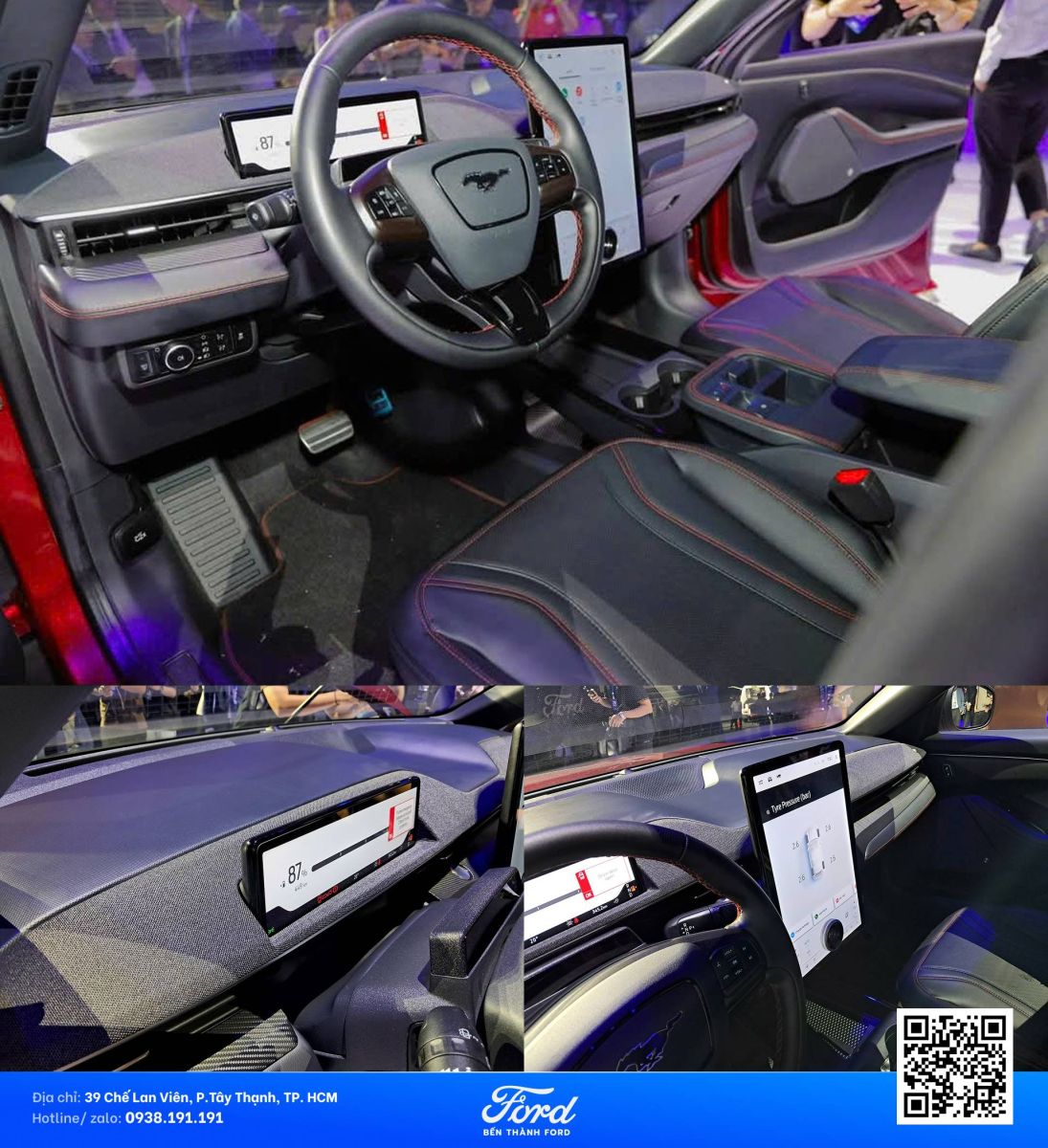NỘI THẤT TRÊN MUSTANG MACH-E PREMIUM AWD 2026