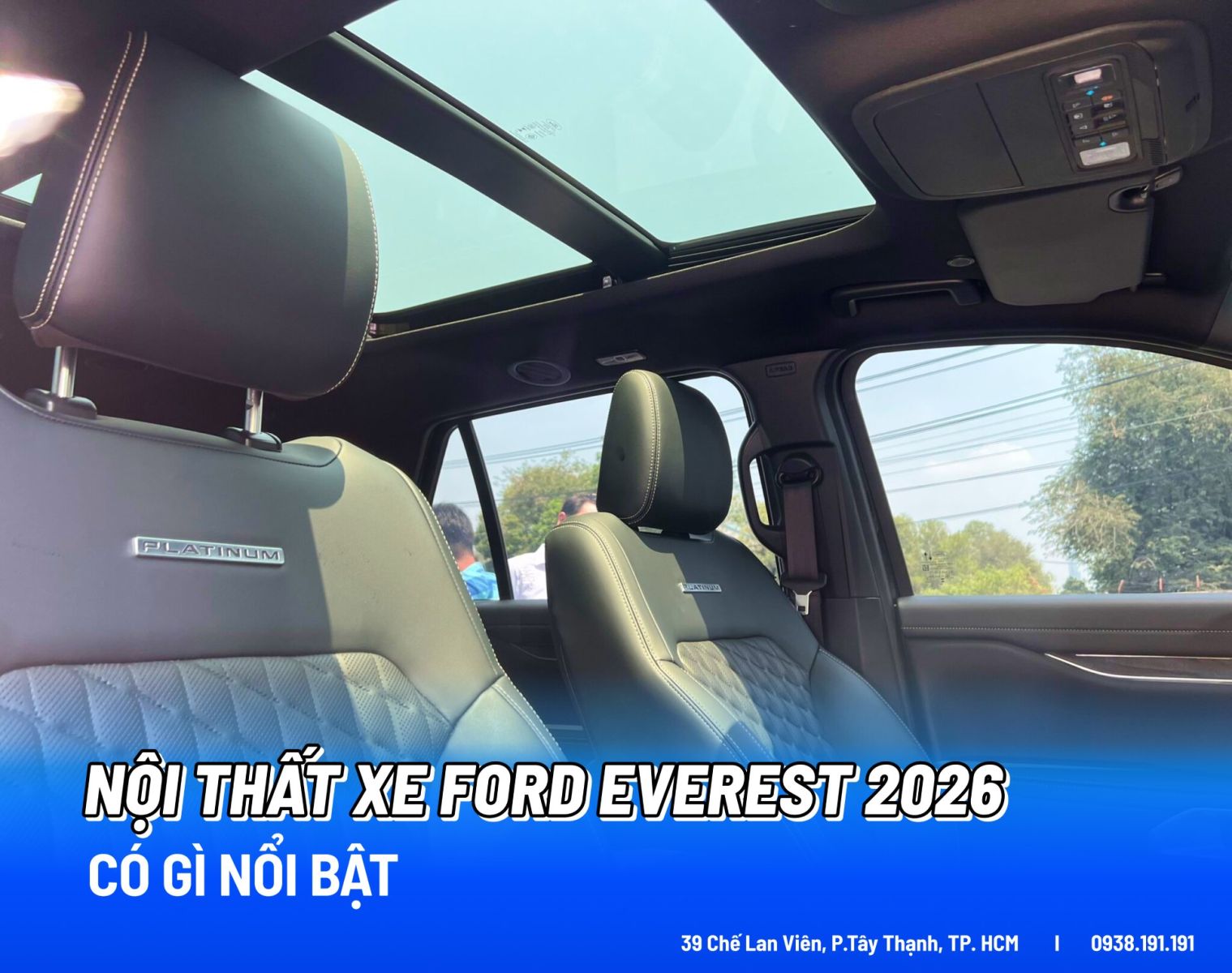 Nội Thất Ford Everest Platinum 2026 Có Gì Nổi Bật?