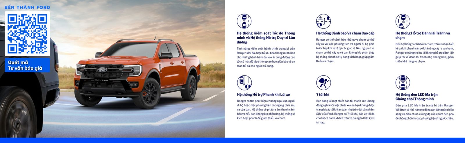 RANGER WILDTRAK V6 MỚI 2026 AN TOÀN HỖ TRỢ LÁI